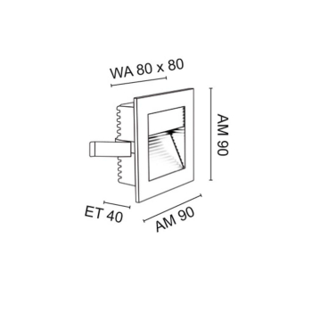 LED Wand- und Treppeneinbauleuchte