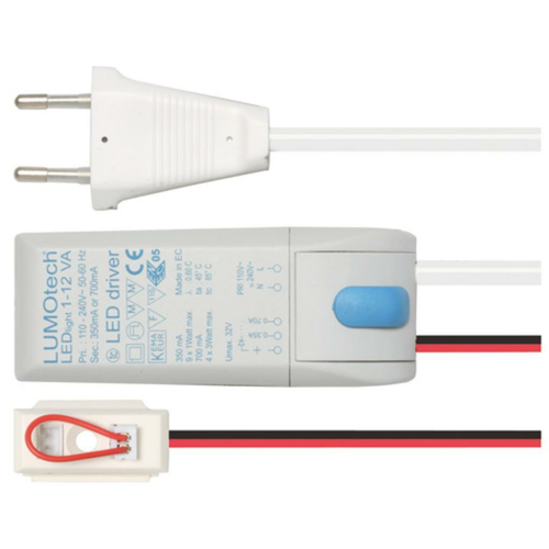 LED Netzteil, 12V/350/700mA-Konstantstrom, elektronisch