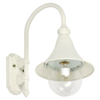 Außenwandleuchte 1 x E27, Polycarbonatglas klar