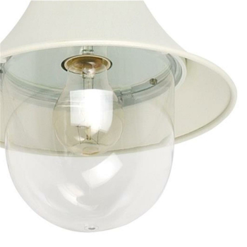 Außenwandleuchte 1 x E27, Polycarbonatglas klar