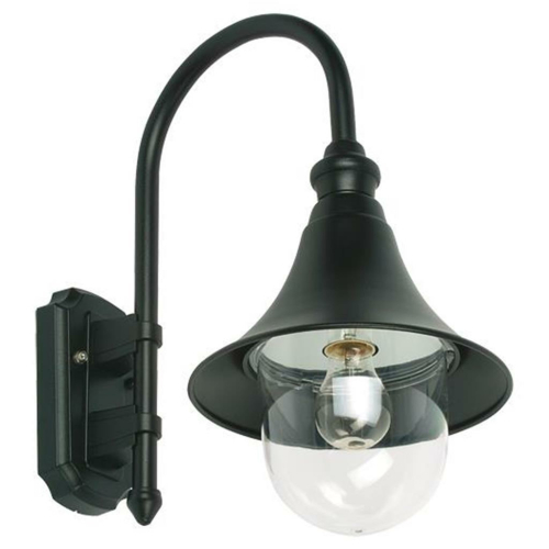 Außenwandleuchte 1 x E27, Polycarbonatglas klar