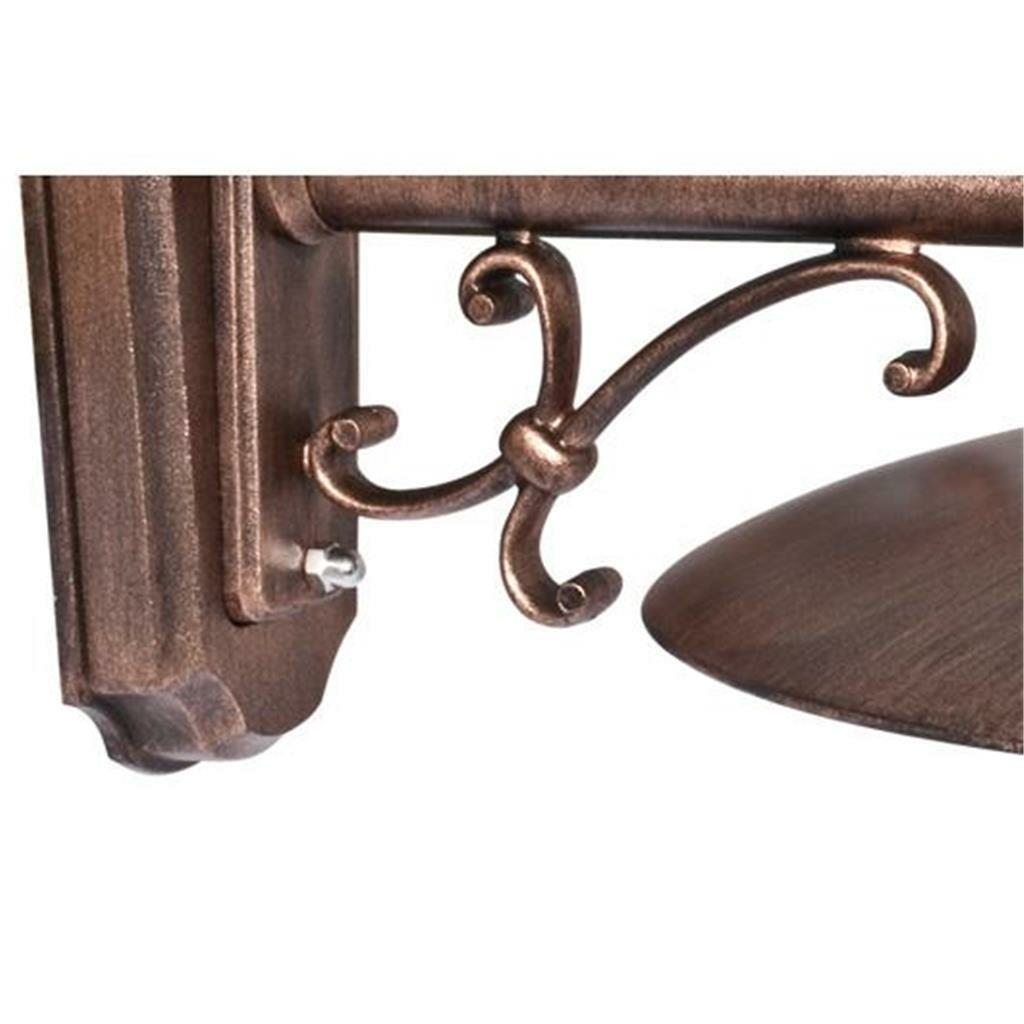 Außenwandleuchte 1 x E27/75W, Metall Kupfer melliert - Lampen, Leucht