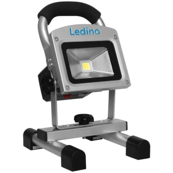 Ledino LED Akku-Strahler, 10W mit Li-Ion-Akku 5,2Ah