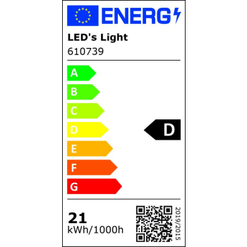 Feuchtraumwannenleuchte 1 x LED/20,5W/4000K, 3100 lm...
