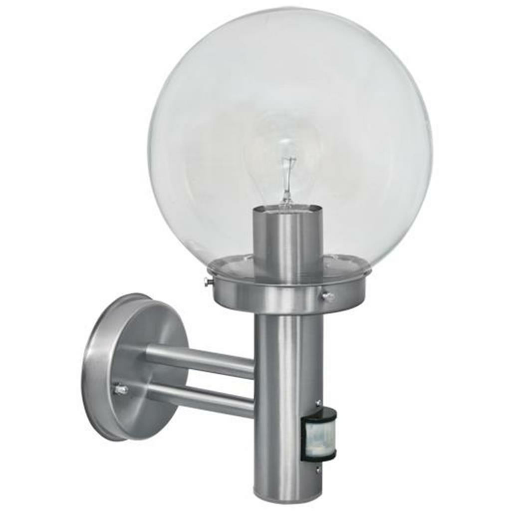 Außenwandleuchte mit Bewegungsmelder, Edelstahl - Lampen ...