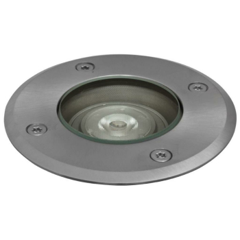 Erdeinbaustrahler aus Edelstahl rund, 1 x GU10/35W, TS...
