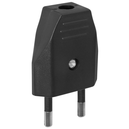 Europa-Stecker, schwarz