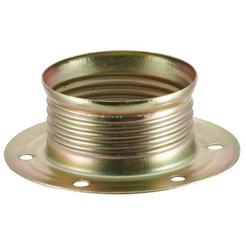 Metallunterring, zu E14, vermessingt