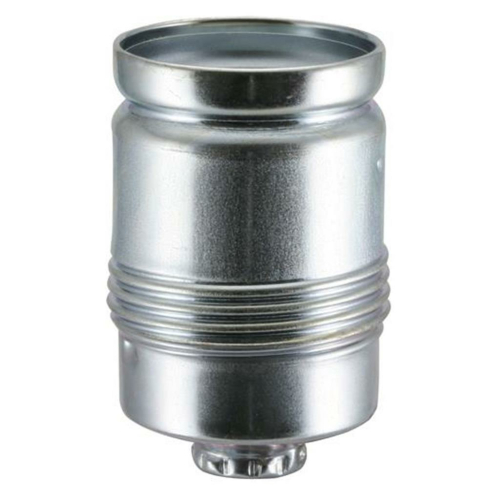 Metallfassung, E27, verzinkt, ohne Außengewinde