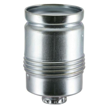 Metallfassung, E27, verzinkt, ohne Außengewinde