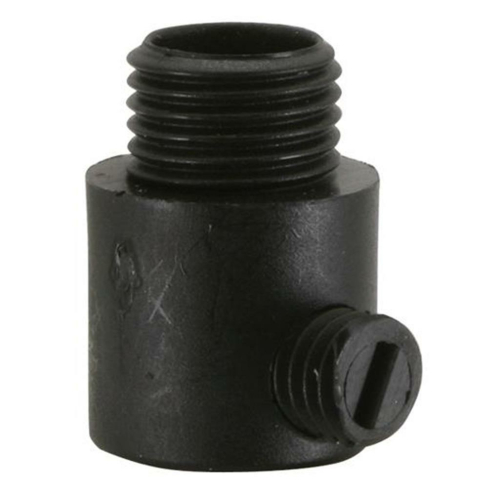 Iso-Klemmnippel, schwarz