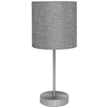 Tischleuchte PACO nickel matt/grau, 1 x E14, Globo...