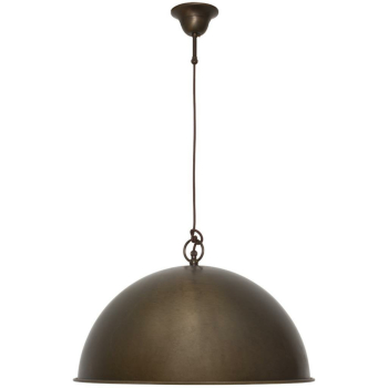 Pendelleuchte Halbkugel 52 cm, altmessing gebürstet,...