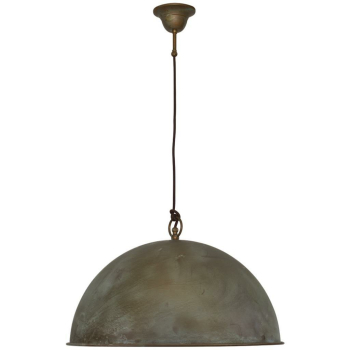 Pendelleuchte Halbkugel 52 cm, altmessing pattiniert 1 x...