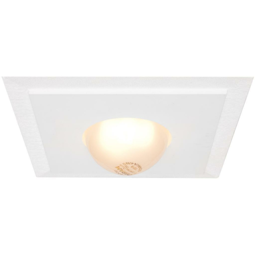 Einbauleuchte aus Gips, 15 x 15 cm, 1 x E27/30W, Belfiore - Lampen, L