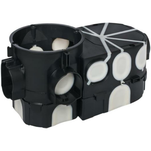 Elektronikdose winddicht, Ø 60 mm, T 67 mm, L 135 mm, F-Tronic