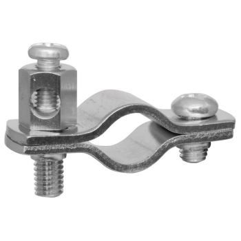 Erdungsrohrschelle, 1/4 Zoll, Kupferband Nickel