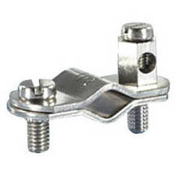 Erdungsrohrschelle, 3/8 Zoll, Kupferband Nickel