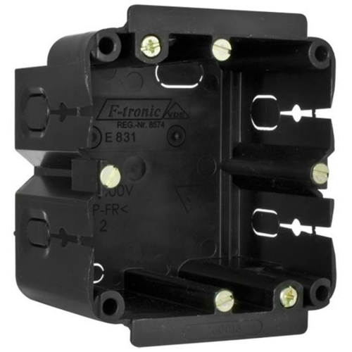 F-Tronic Gerätedose für Kanäle, 1-fach, hängende Montage