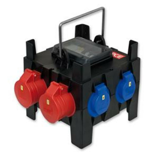 PCE Mobilverteiler, 4 x Schutzkontakt, 2 x CEE,