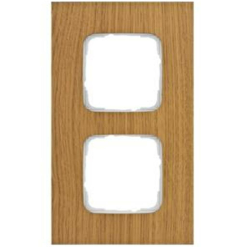 Abdeckrahmen, 2-fach, Holz Eiche, Klein SI®