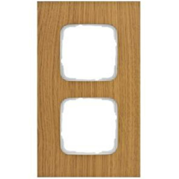 Abdeckrahmen, 2-fach, Holz Eiche, Klein SI®