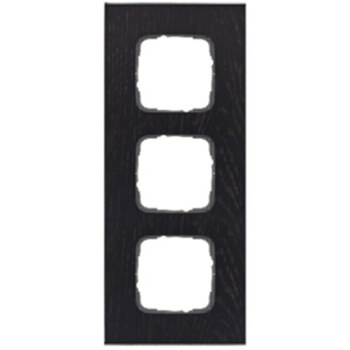 Abdeckrahmen, 3-fach, Holz Eiche Wenge, Klein SI®