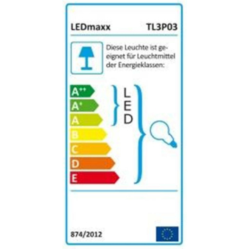 Sockel für Linienlampe, S14s, LEDmaxx TL3P03