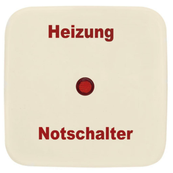 Wippe, Heizungsnotschalter, weiß, Klein SI®