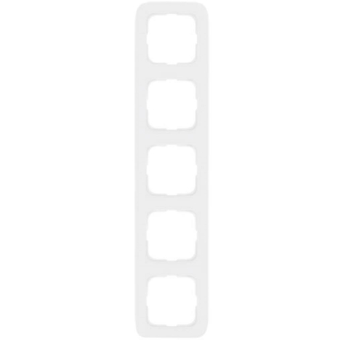 Abdeckrahmen, 5-fach, reinweiß, Klein SI®