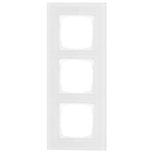 Abdeckrahmen, 3-fach, Glas klar, Klein K55