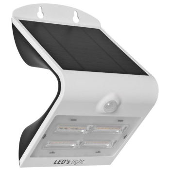 Solar-Außenwandstrahler, LED 3W und 0,2W, LEDs light