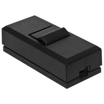 Schnurschalter schwarz, 250V/2A, 1-polig, inter BÄR