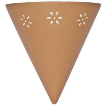 Wandleuchte aus Keramik, Terracotta 1 x E27