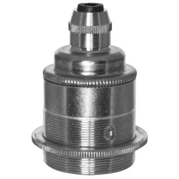 Retro-Fassung, nickel matt, E27