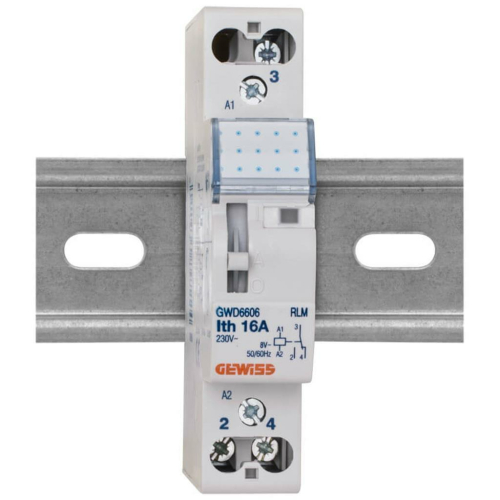Relais für Reiheneinbau, 16A, 8V/AC, 1 Wechsler