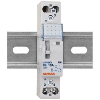 Gewiss Relais für Reiheneinbau, 16A, 12V/AC, 1 Wechsler