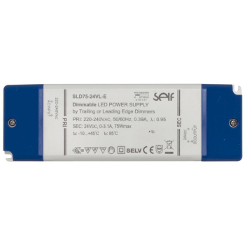 LED Netzteil 24V-DC/12-75W, IP20, dimmbar