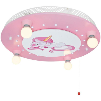 Deckenleuchte 4 x E14, 20 LED, Einhorn