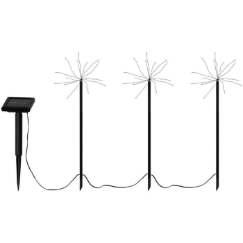 LED Solarstäbe 3er-Set FIREWORK jeweils 30...