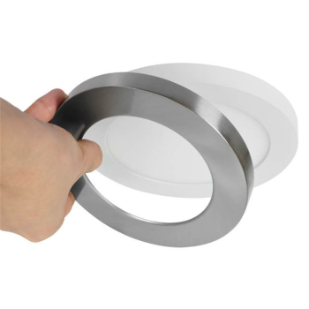 Dekoring für Downlights CLIP ON Eisen gebürstet...
