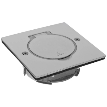 Boden- und Wandeinbaudose PLATINUM mit beleuchtbarem...
