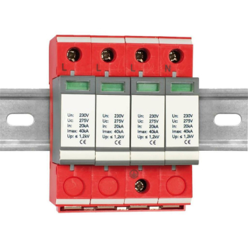 Überspannungsschutz TRS20-2/4p 275V/125A, 3-polig +...