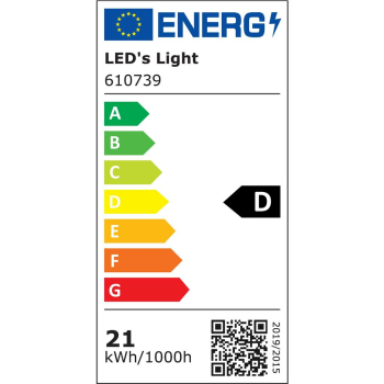 LED Feuchtraumwannenleuchte LED/T8/230V, 20,5W 3100 lm,...