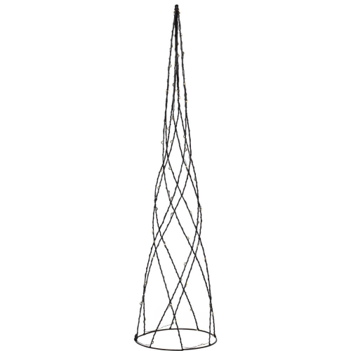 Pyramide HELIX 60 cm, 64 warmweiße LED