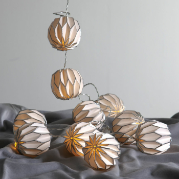 LED-Minilichterkette ORIGAM, 10 warmweiße LED
