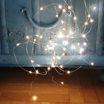 LED-Drahtbüschel, 1,05 m, 160 warmweiße LED,...