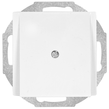 Blindabdeckung, System M, polarweiß glänzend