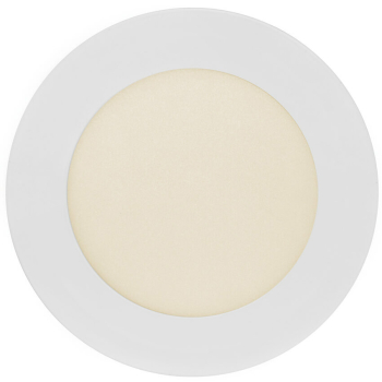 Downlight weiß, rund, 12 cm LED/6W/230V, 360 lm, 3000K